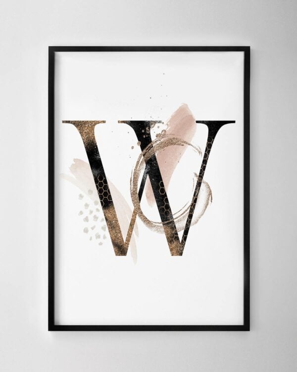 Letter W Print