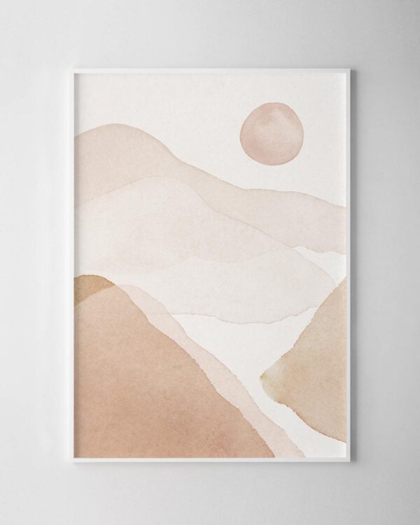 Mountains Abstract Print