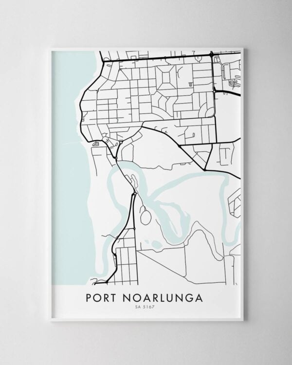 Adelaide – Port Noarlunga Map Print