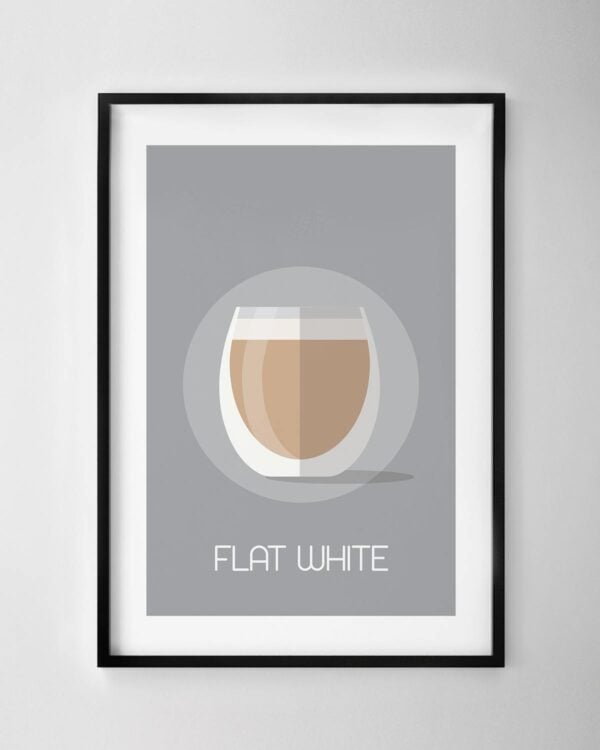 Flat White Print