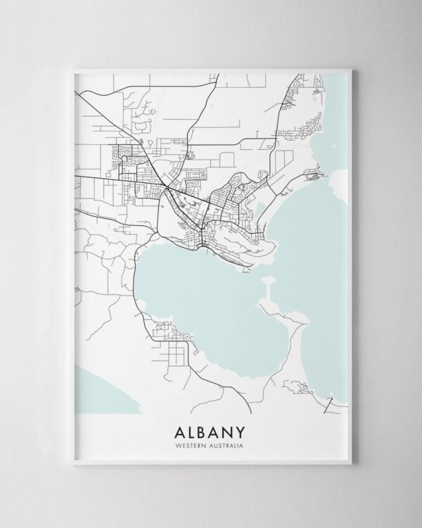 Albany WA Map Print