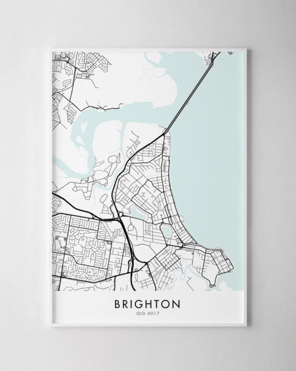 Brisbane – Brighton Map Print
