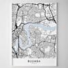 Brisbane –  Bulimba Map Print
