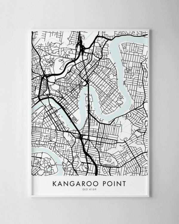 Brisbane – Kangaroo Point Map Print