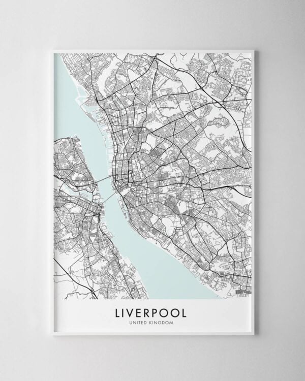 Liverpool Map Print