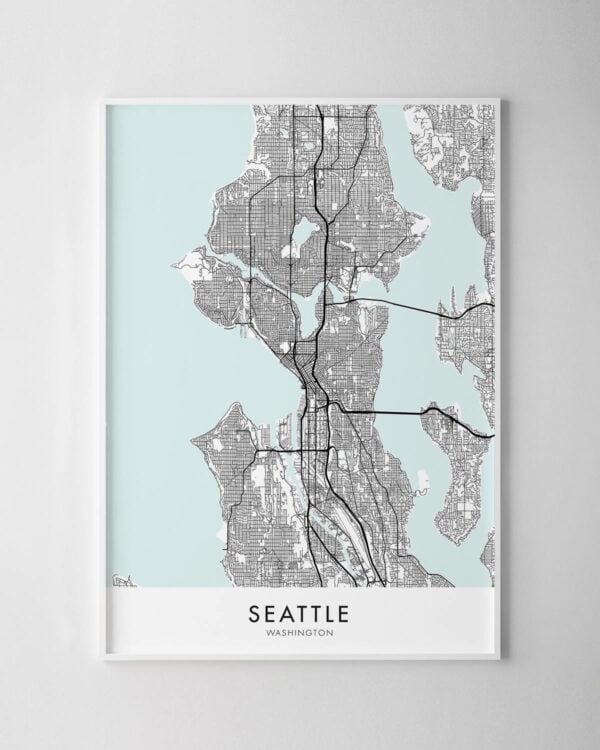 Seattle Map Print