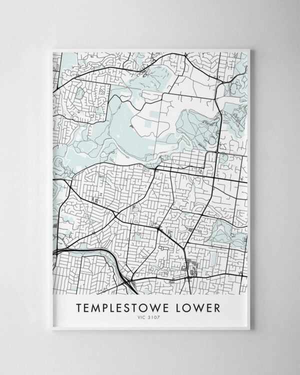 Melbourne – Templestowe Lower Map Print