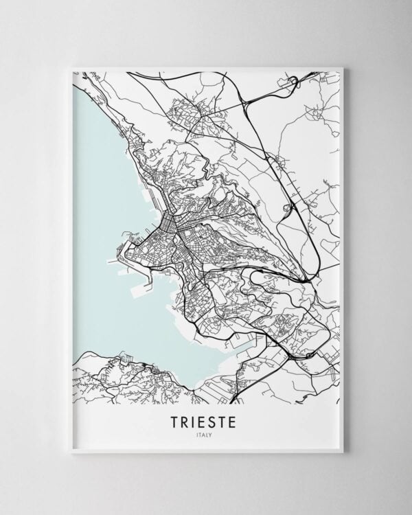 Trieste Map Print
