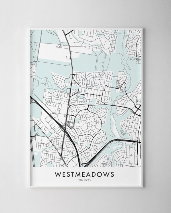 Melbourne – Westmeadows Map Print
