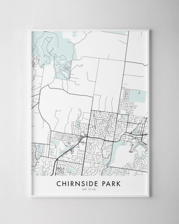Melbourne – Chirnside Park Map Print