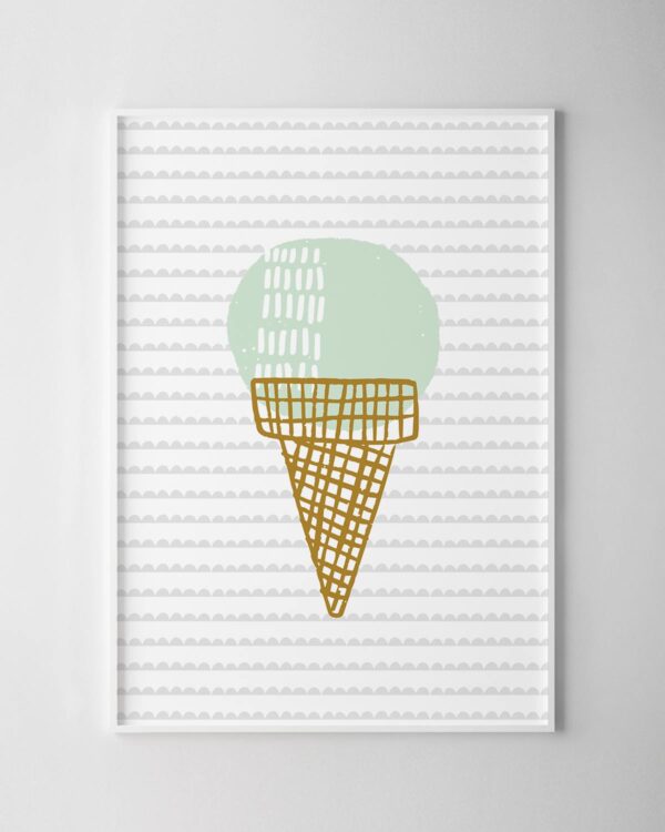 Ice Cream Print - Mint Mania
