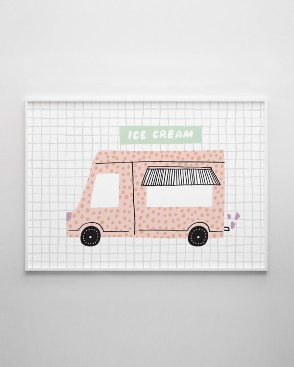 Ice Cream Print - Truck