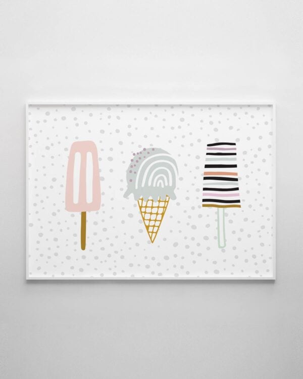 Ice Cream Print - Yummalicious Trio