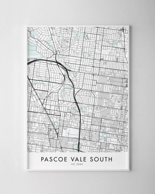 Melbourne – Pascoe Vale South Map Print