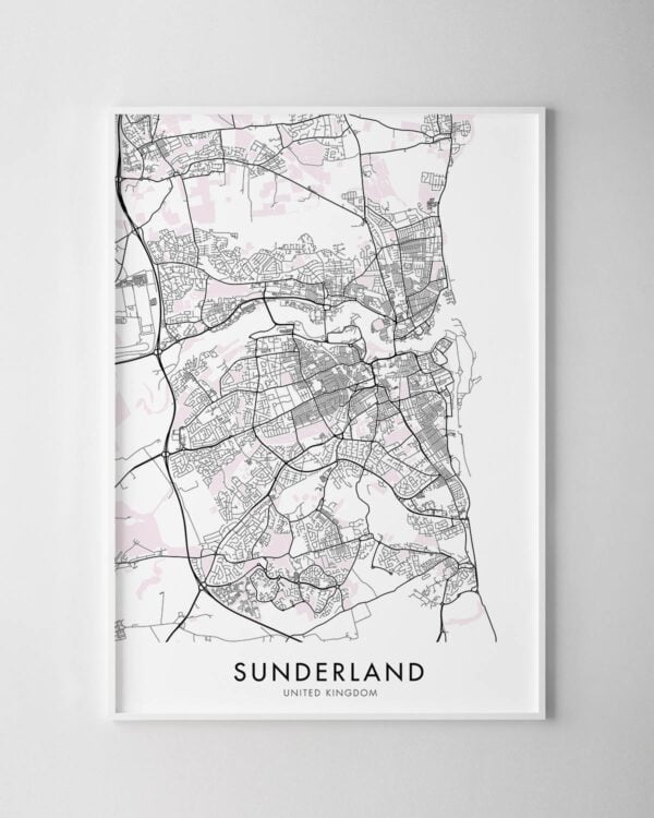 Sunderland Map Print