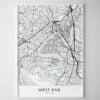 Brisbane – West End Map Print
