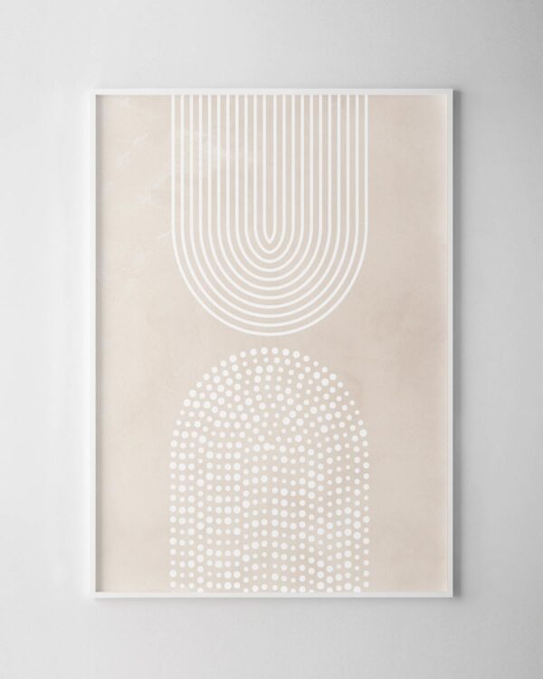 Arches Print - Beige
