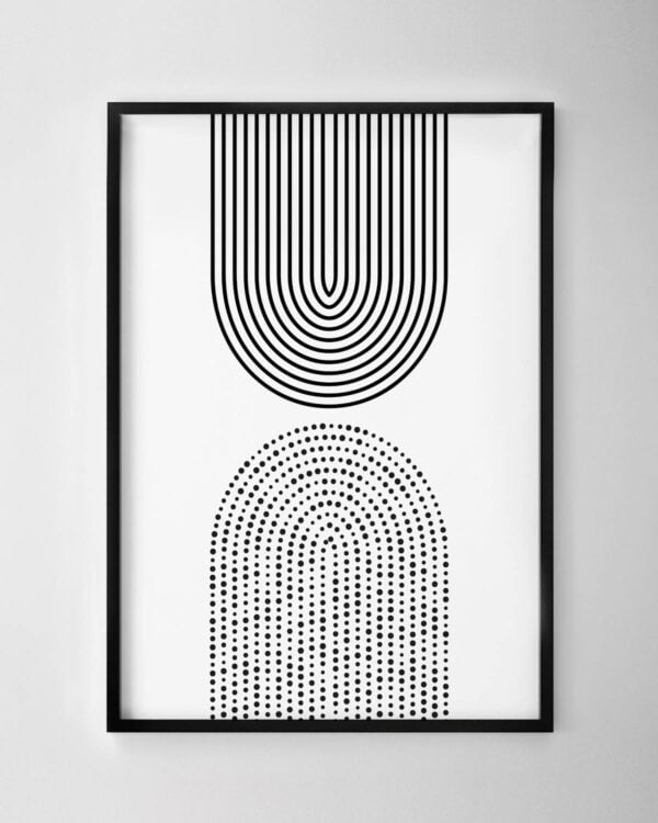 Arches Print - Black