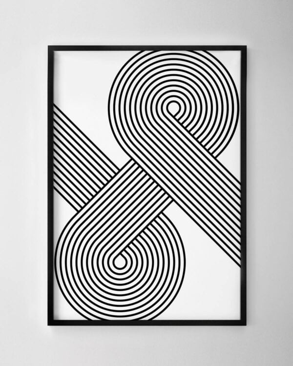 Infinity Print - Black