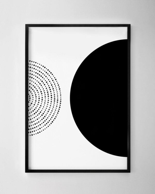 Planets Print - Black