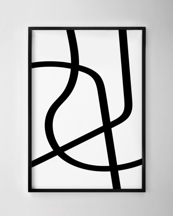 Scribbles Print No.3 - Black