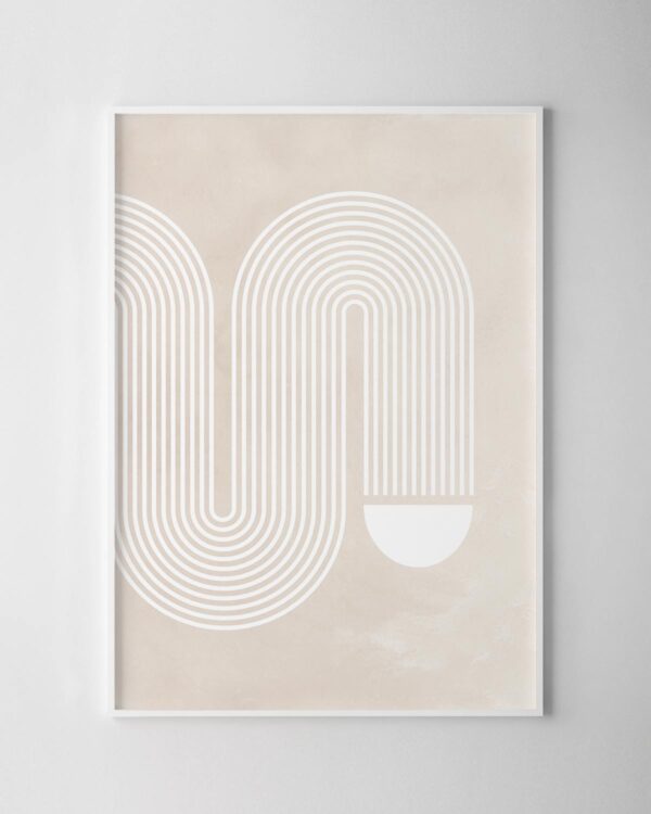 Twisty Print - Beige