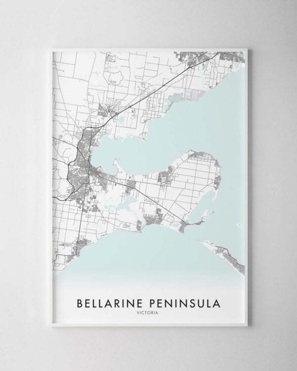 Bellarine Peninsula Map Print