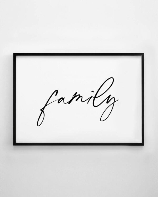Family Print - Landscape
