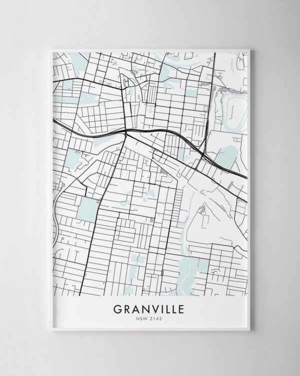 Sydney – Granville Map Print