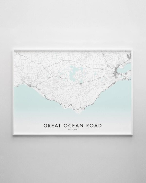 Great Ocean Road Map Print