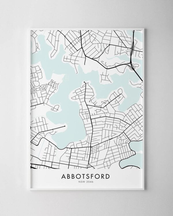 Sydney – Abbotsford Map Print
