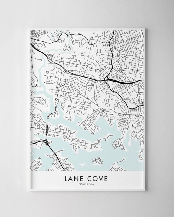 Sydney – Lane Cove Map Print