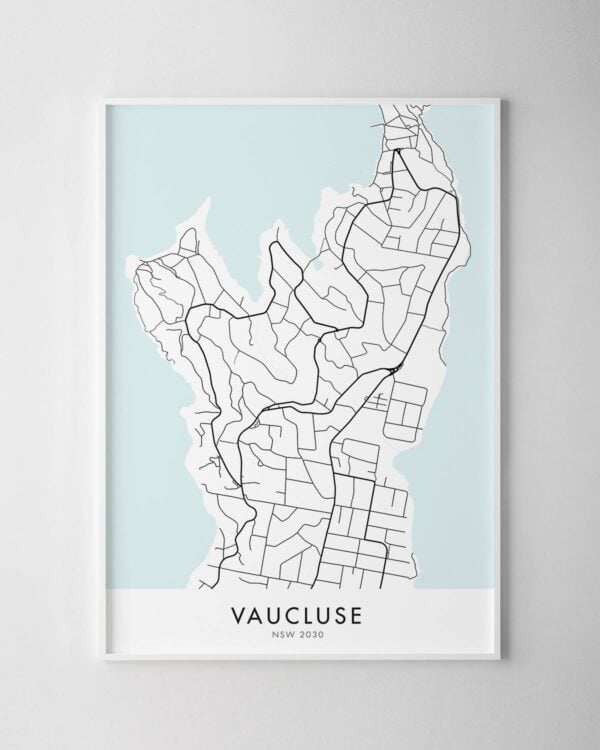 Sydney – Vaucluse Map Print