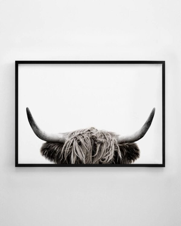 Highland Cow Ears Print