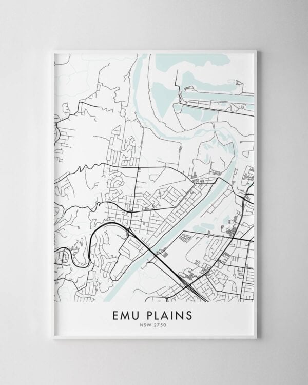 Sydney – Emu Plains Map Print