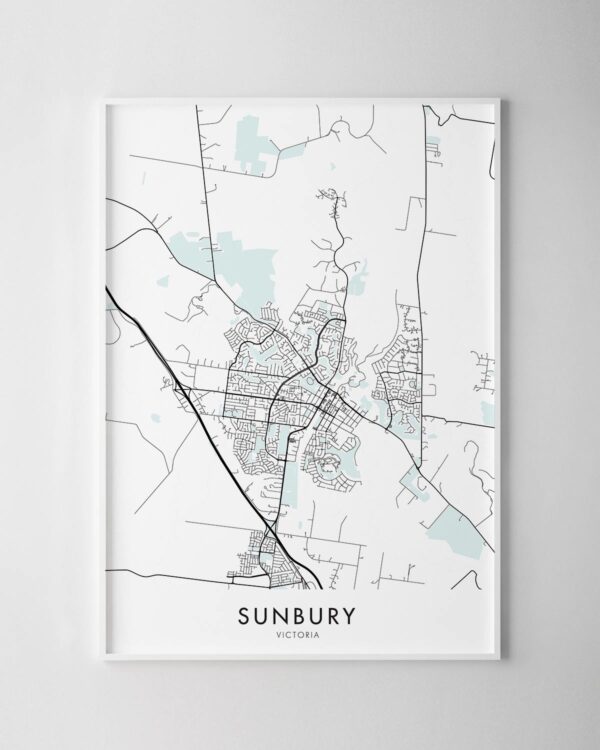 Sunbury VIC Map Print