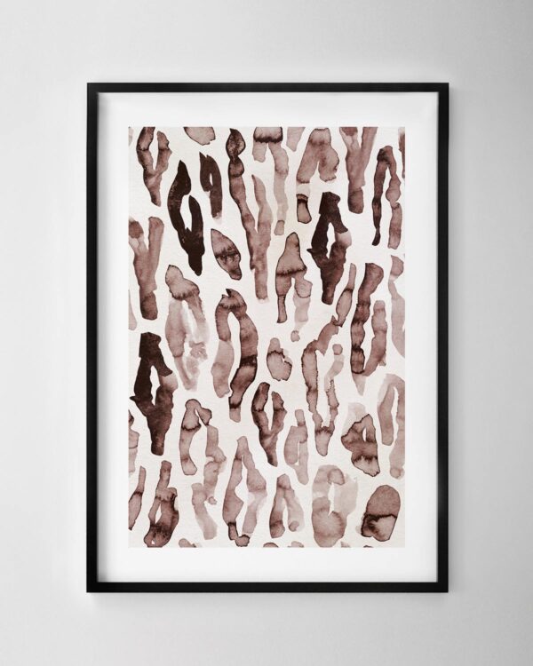 Downstream Abstract Print