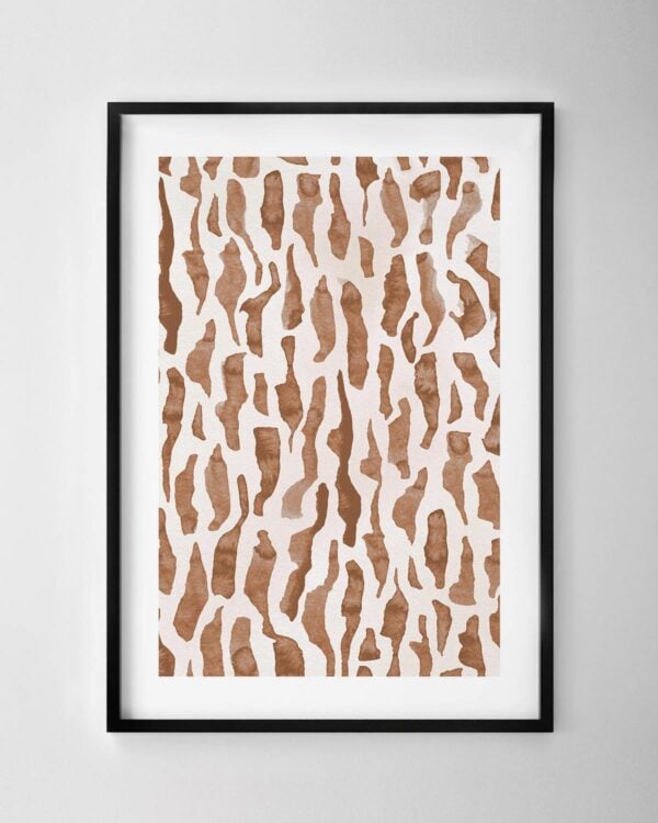 Tiger Abstract Print