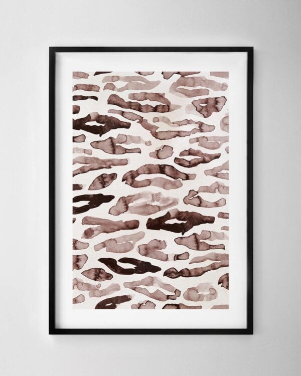 Upstream Abstract Print