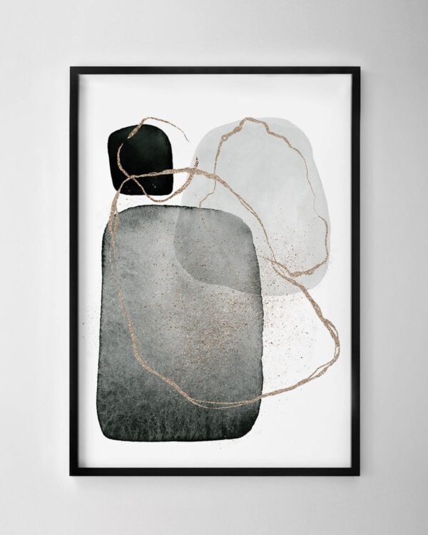 Black & Gold Print No.10