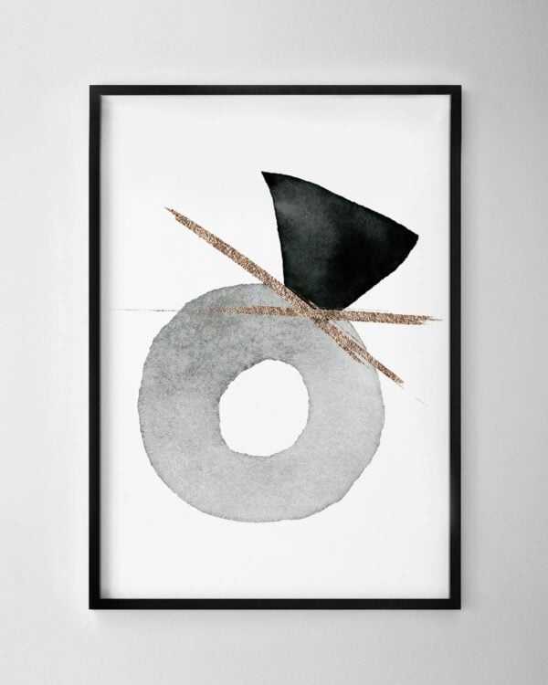 Black & Gold Print No.13