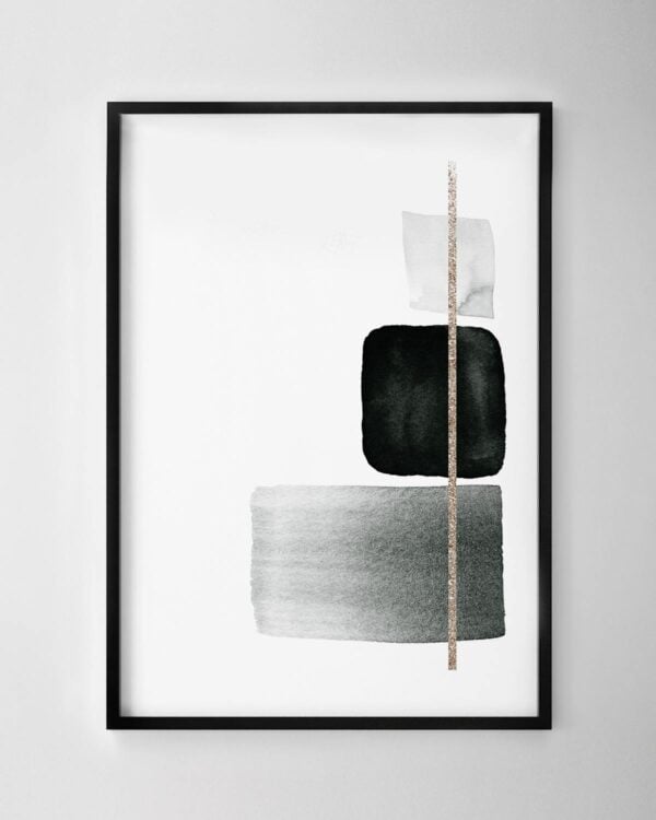 Black & Gold Print No.14