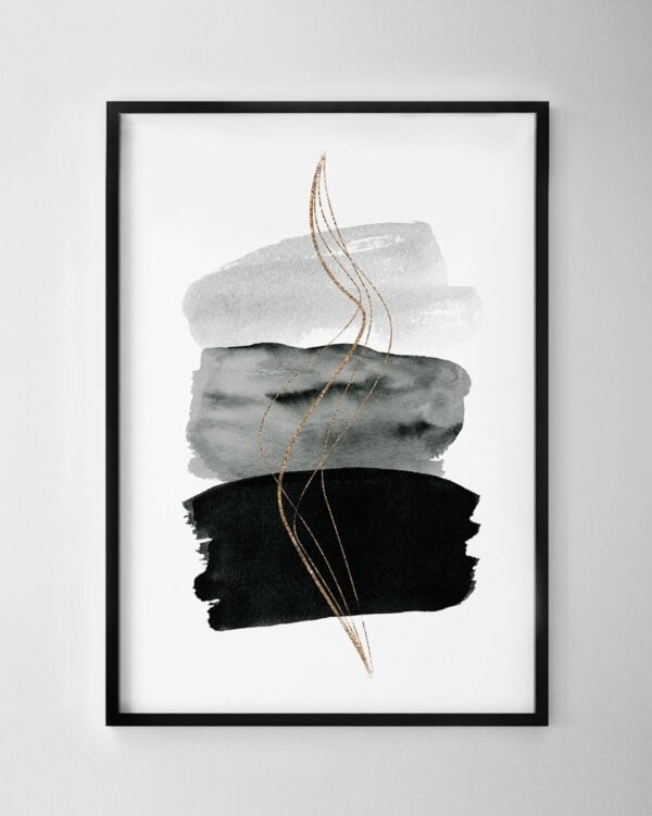 Black & Gold Print No.16