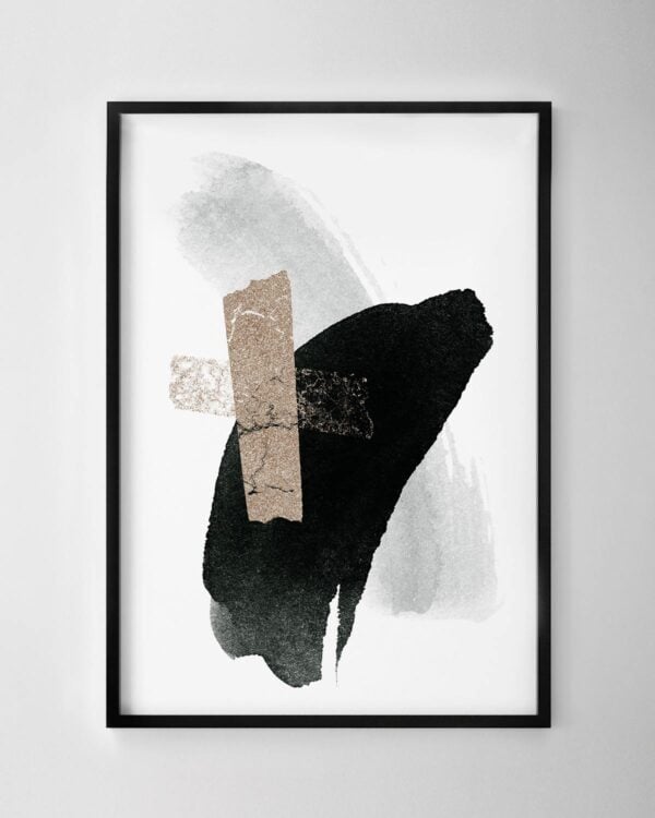 Black & Gold Print No.3