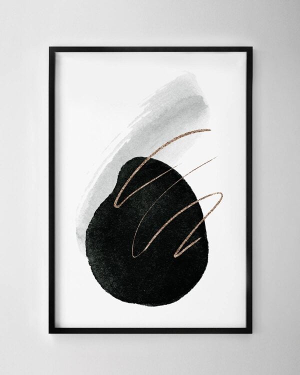 Black & Gold Print No.4