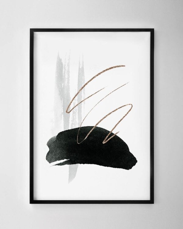Black & Gold Print No.5