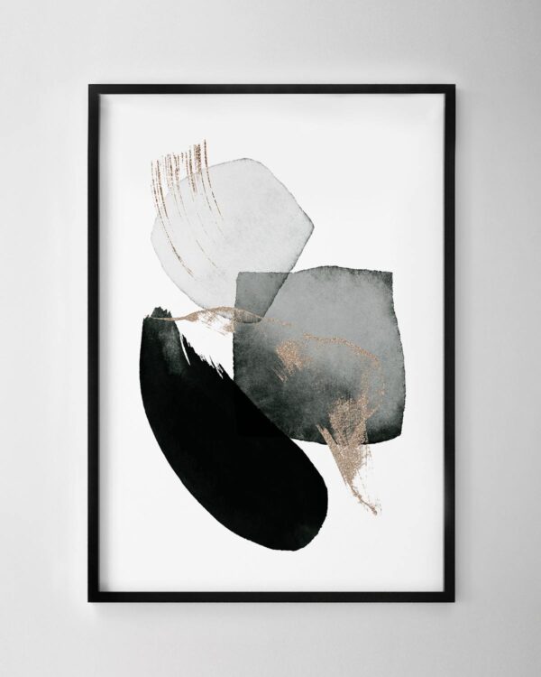 Black & Gold Print No.6