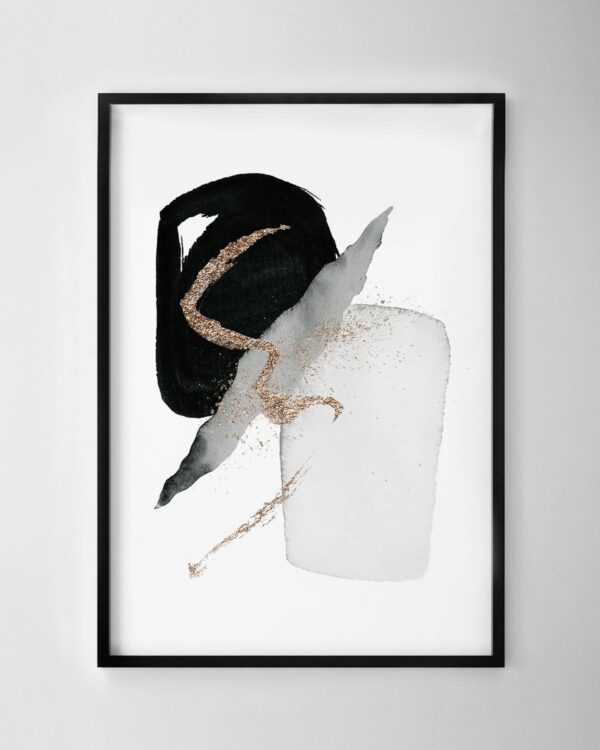 Black & Gold Print No.7