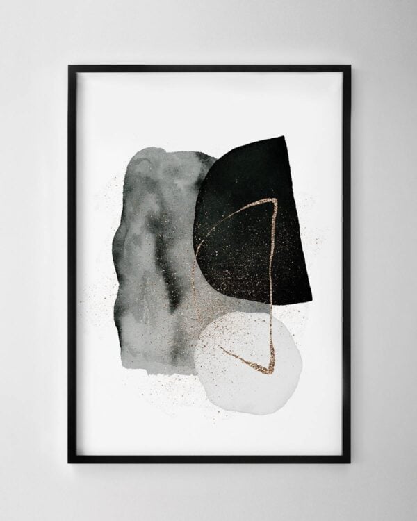 Black & Gold Print No.8