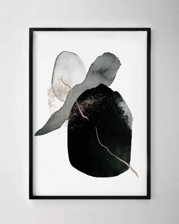 Black & Gold Print No.9